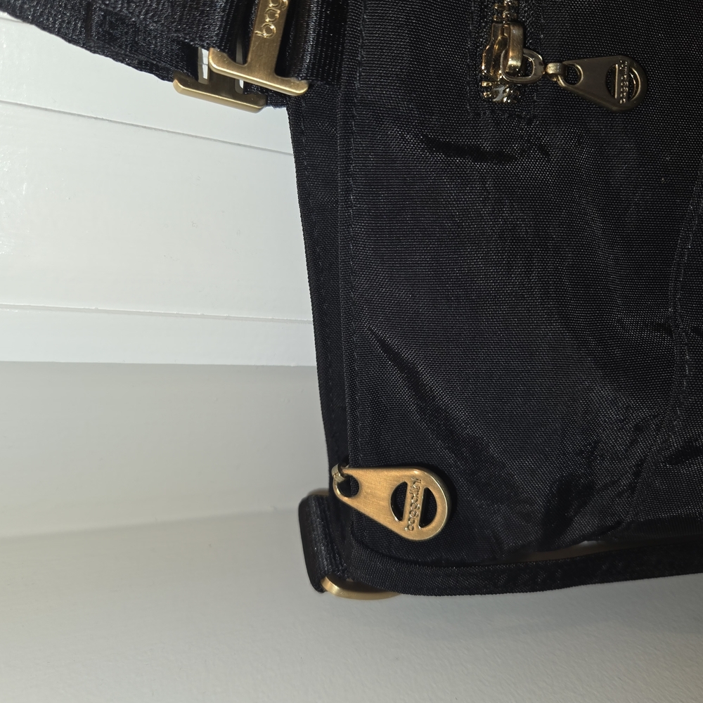 Baggallini Tulum Black Tote Travel Bag Handbag Zip - Picture 6 of 16